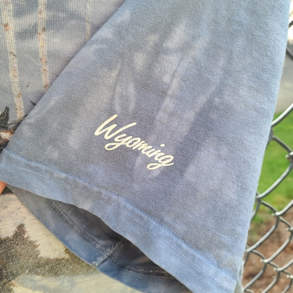 Horse Tie-die T-shirt 1999 Wyoming - M - Picture 4 of 5